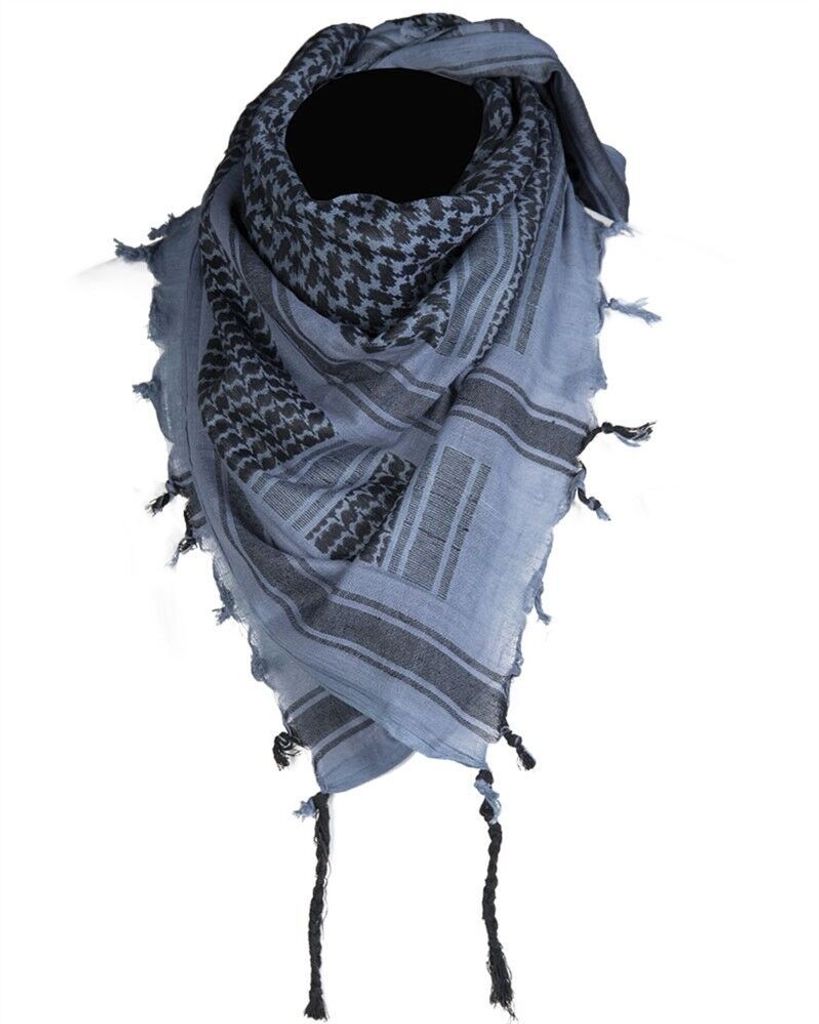 Mil-Tec sciarpa/kefiah fantasia paracadute militare in Coyote/nero