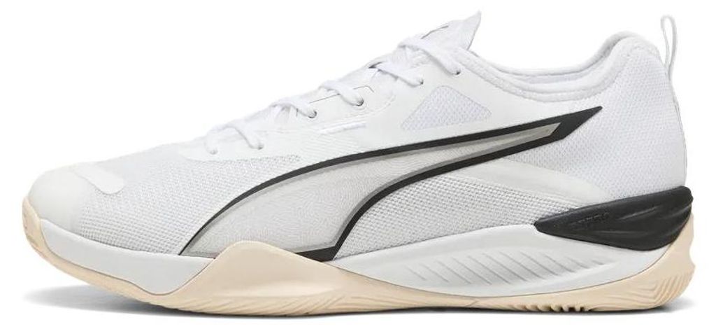 PUMA Eliminate NITRO 4, Größe:40.5 (UK 7), Farben:PUMA White-PUMA Black-Sedate Gray