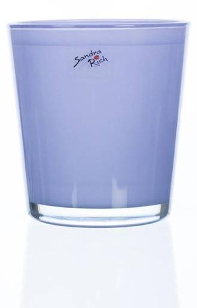 Glas Orchideentopf Blumentopf ORCHID lavendel lila H. Produktbild 
