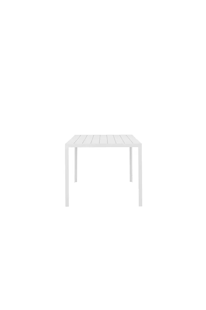 Table de jardin Break 90x205cm blanche idéale pour repas de famille - 5
