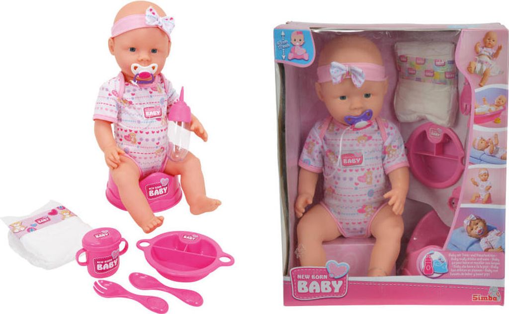 Simba New Born Baby Doll - Dětská panenka - Girl Baby Doll Obrázek produktu 31