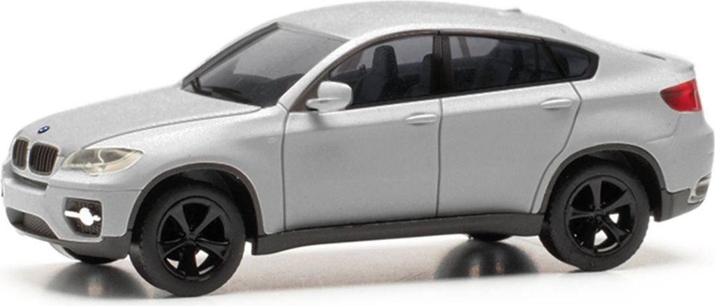 BMW X6 Titansilber matt, HER024037-004, Maßstab1/87, HERPA