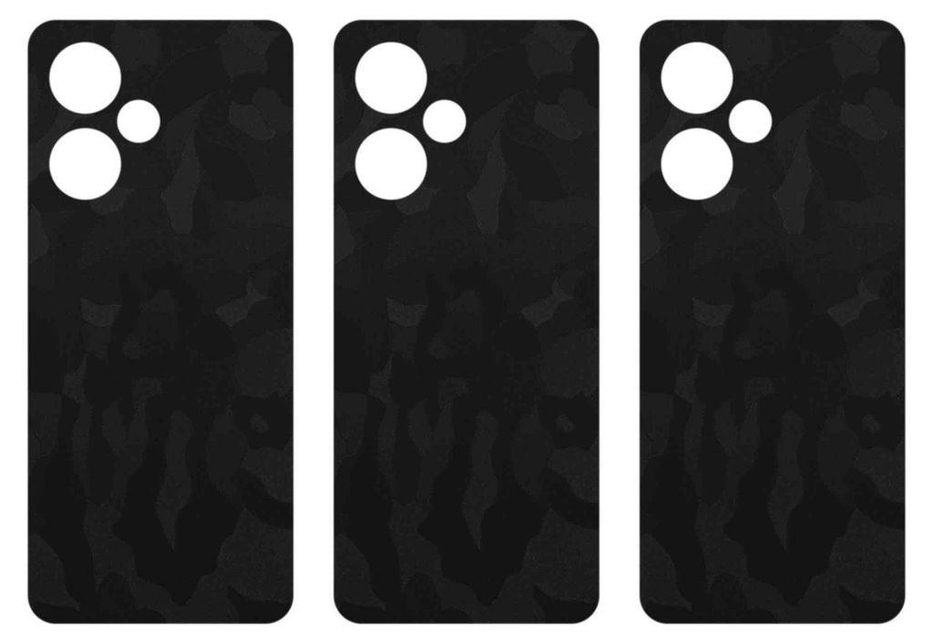 apgo Rückseite Schutzfolie, Skin, kompatibel mit Infinix Hot 30, Hinten Displayschutzfolie aus Vinylfolie, kratzfest, einfache Montage - Schwarzes...