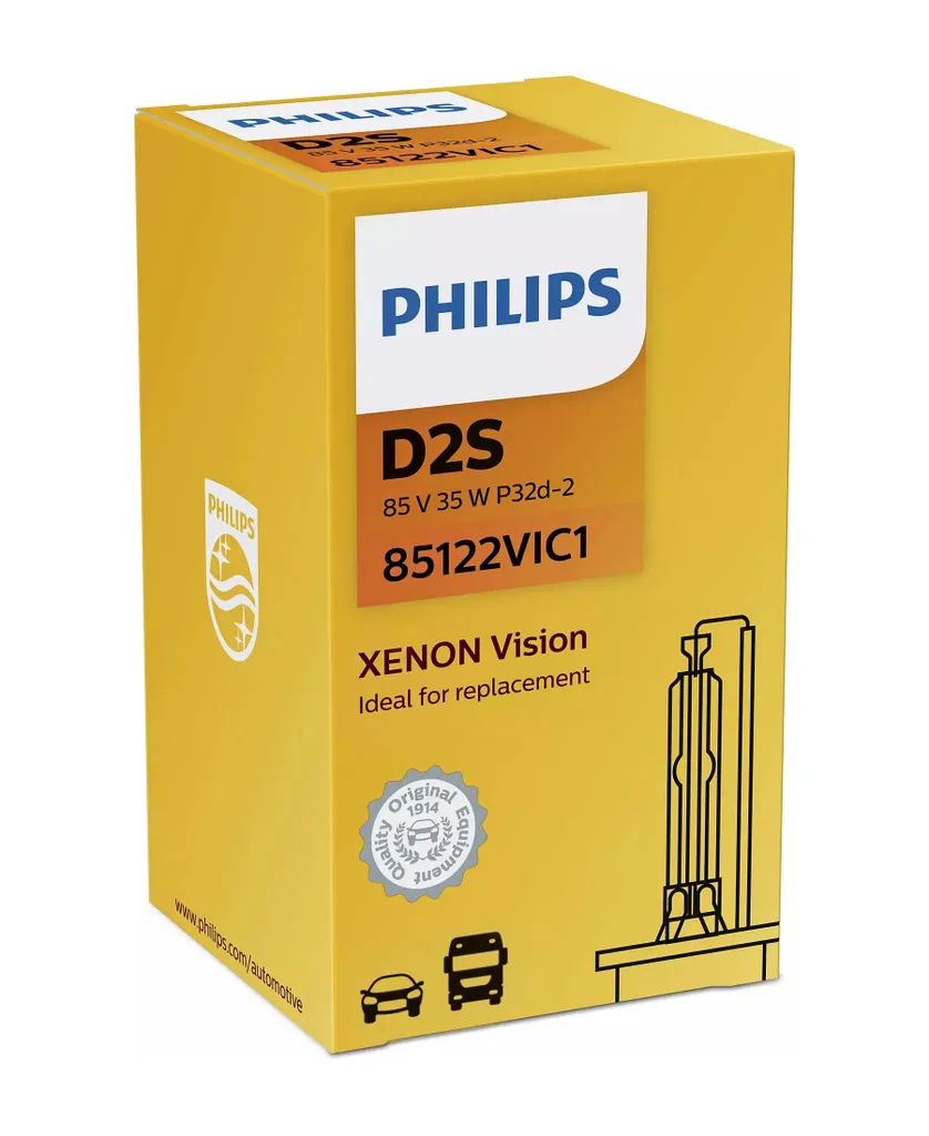 Remplacement Phare Xénon D2S Philips Vision 35W 85V - Faisceau Stable - 2