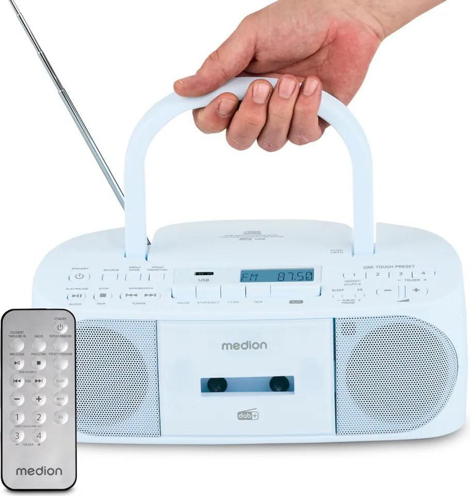 Boombox MEDION DRX-1 Plus (radio FM DAB+ portatile, Immagine del prodotto 
