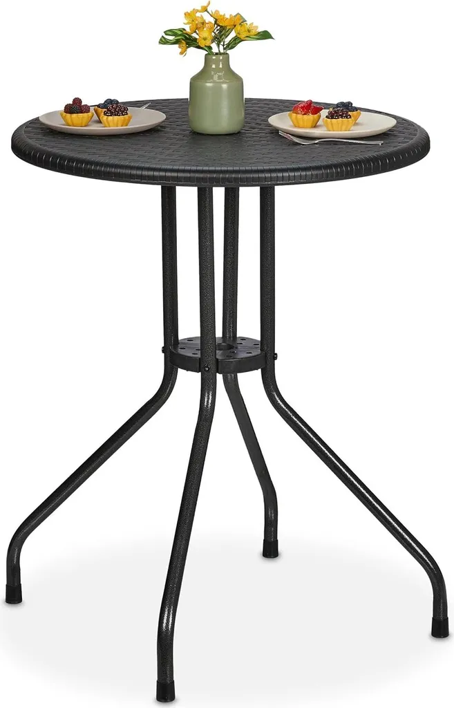 Offerta Tavolo Giardino Rattan Relaxdays: Il Best Seller per l'Estate