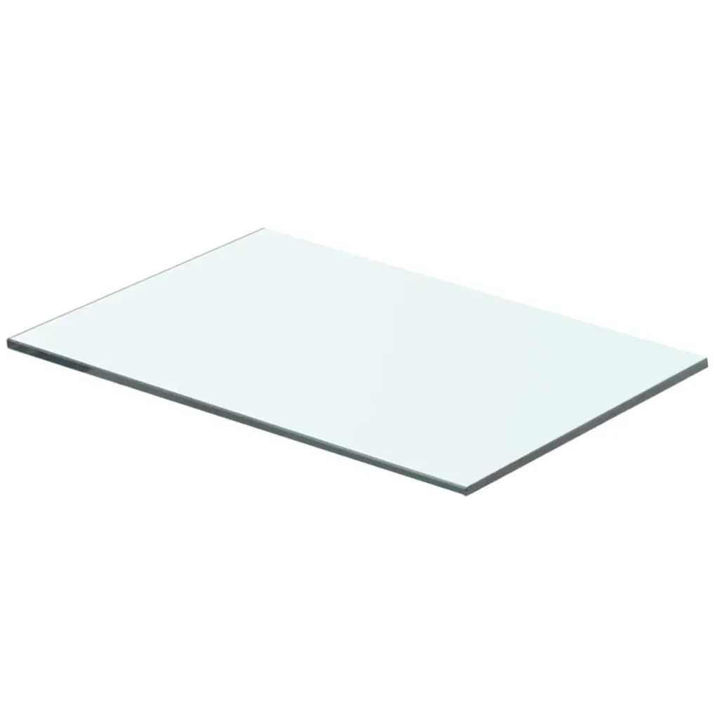SYFAX Mensole in Vetro per Bagno e Cucina - Set 2 Pezzi 40x20cm Eleganti