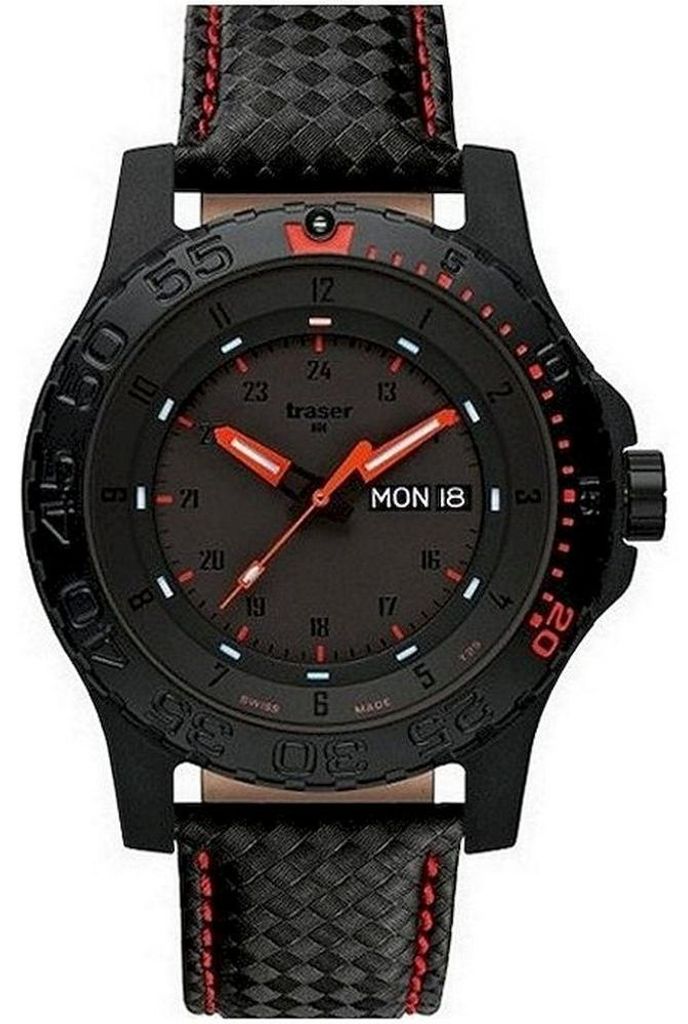Traser H3 - 105502 - Armbanduhr - Herren - Quarz - P66 Red Combat