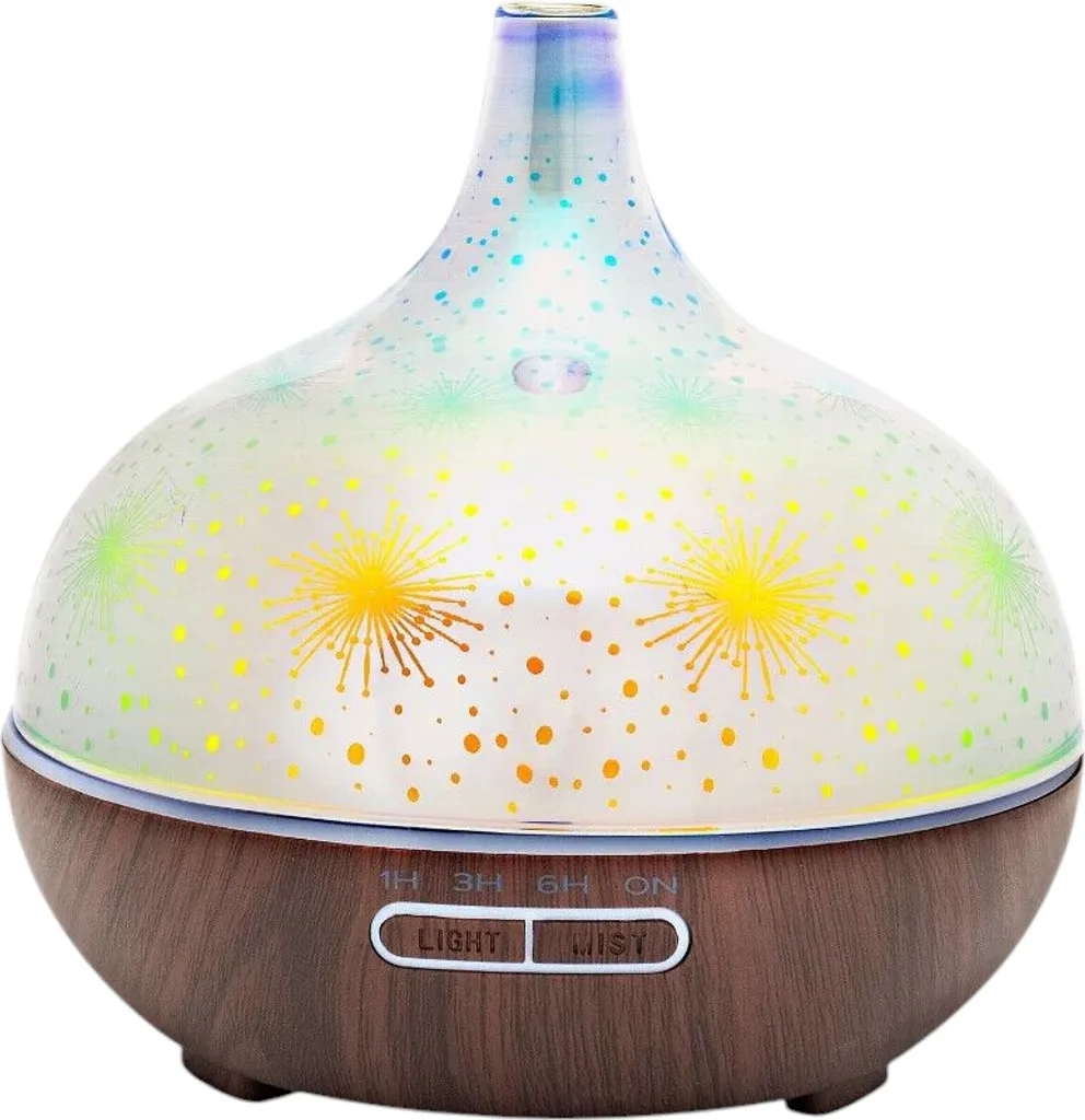 Lampada Aromi Emotion LED Legno - Crea la tua Oasi di Benessere