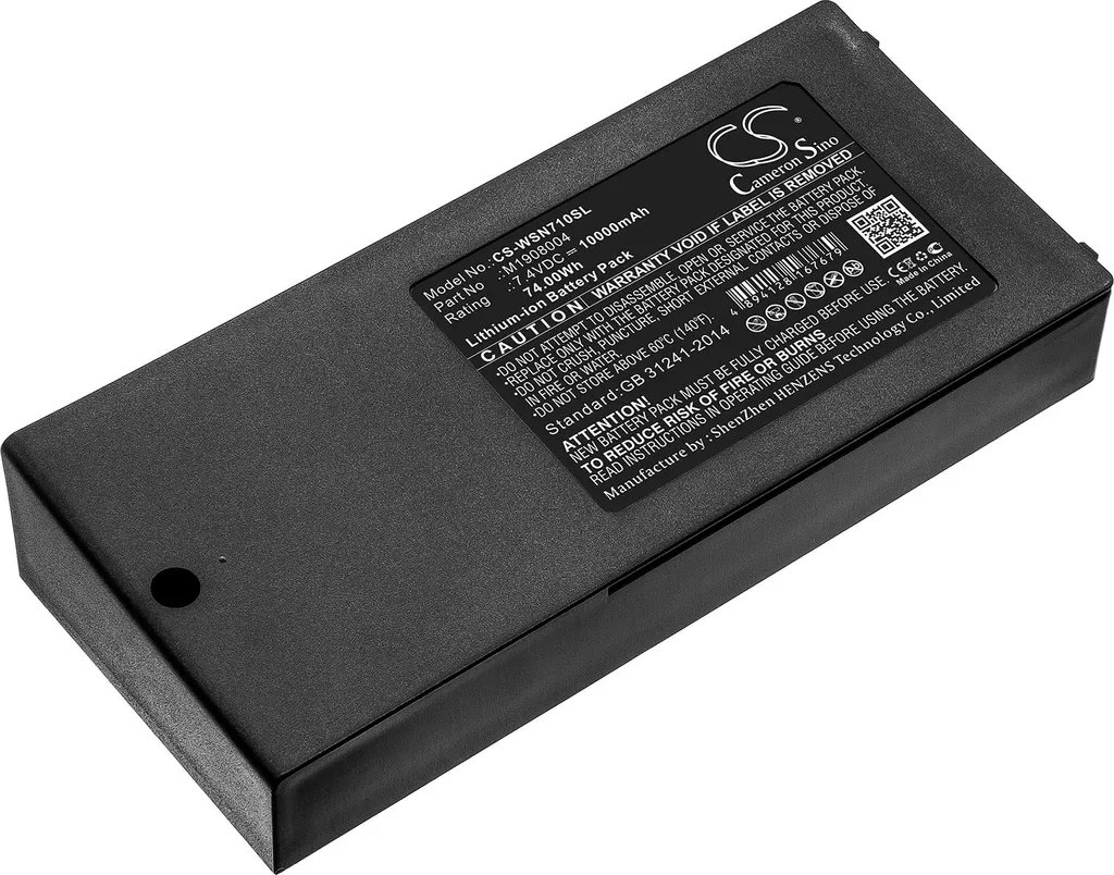 Batterie de rechange Li-ion compatible oscilloscope Owon MSO7102TD