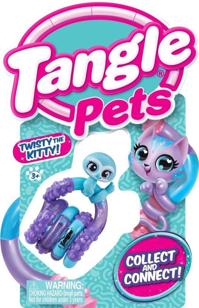 Tangle Jr. Haustiere – Snap das Faultier – Fidget-Spielzeug Produktbild 
