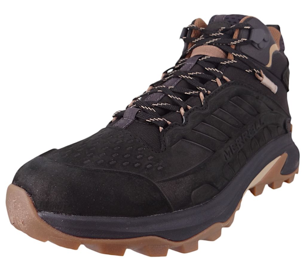 Merrell Herren Wanderstiefel Stiefel Moab Speed 2 LTR Mid WP J037777 Schwarz