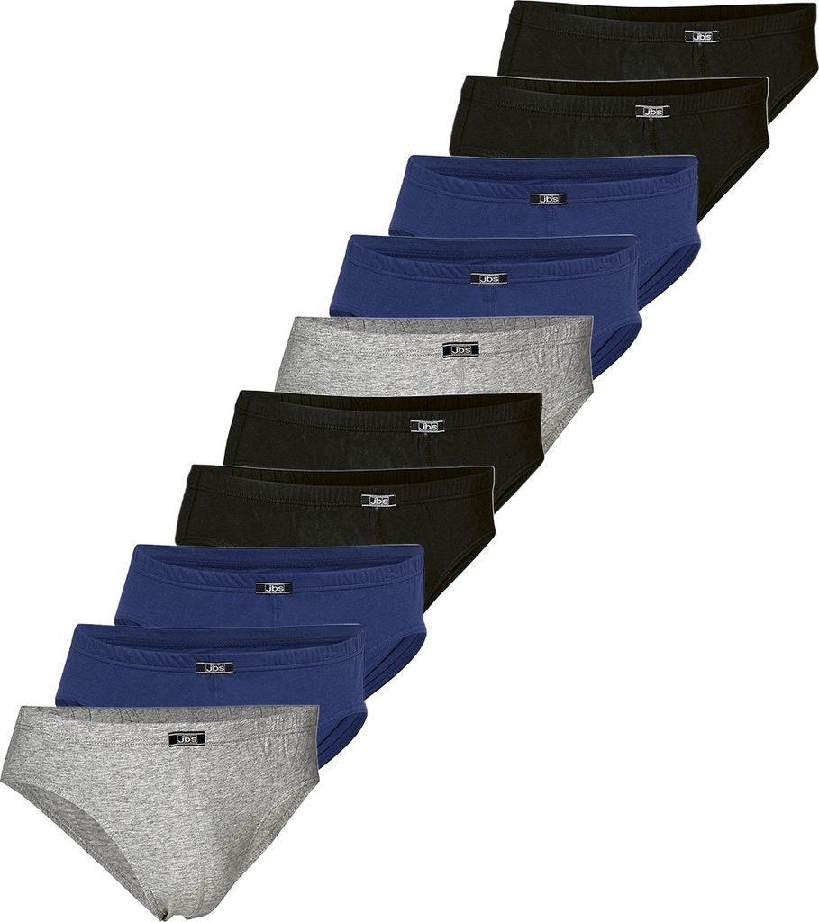 JBS 10er Pack Organic Baumwolle Mini Slip / Unterhose Natürliche Baumwolle, Perfekte Passform, Atmungsaktiv und bequem