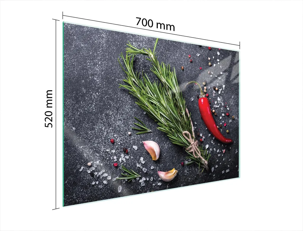 Piastra Protezione Vetro 70x52 Slide | Copri Piano Cottura Induzione