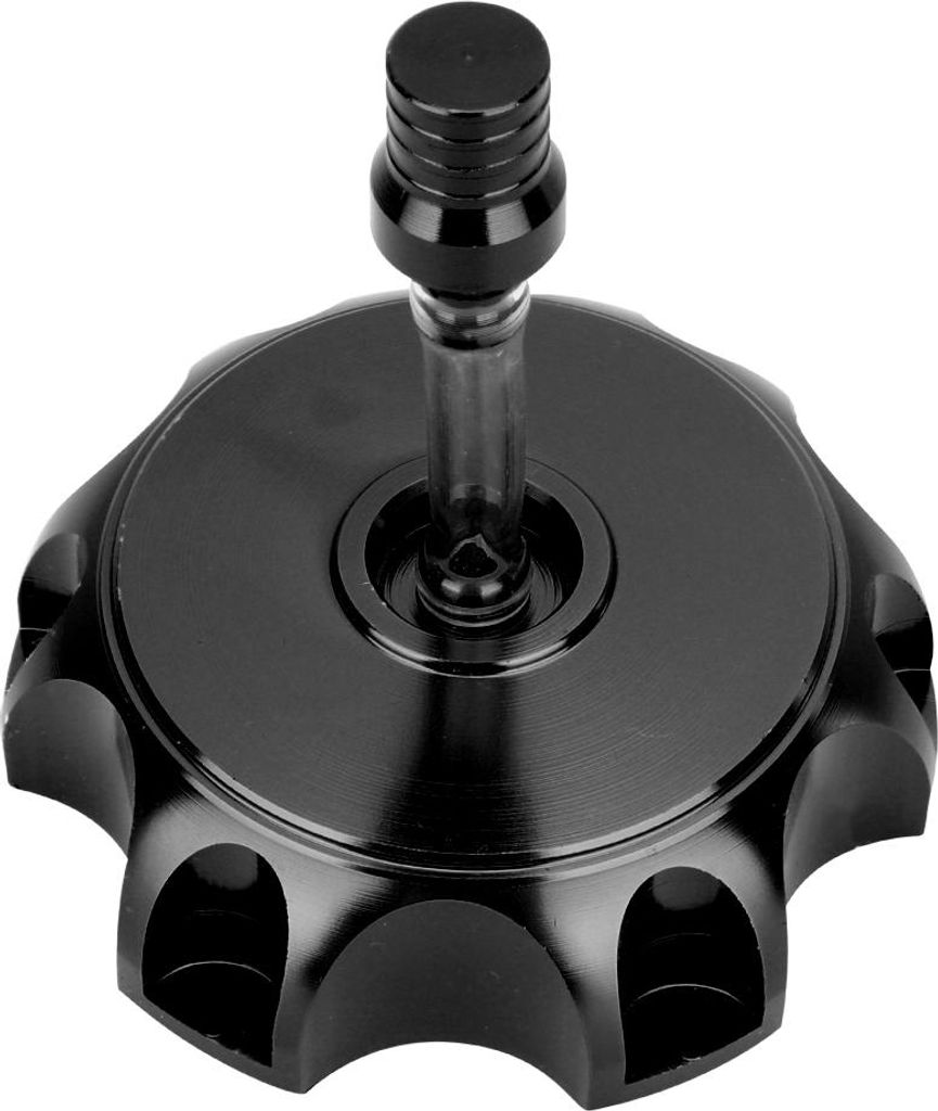 Motorrad CNC Aluminium Gas-Kraftstoff-Tankdeckelbedeckung für 50cc-160cc-Pit-Dirt-Motorrad (schwarz)