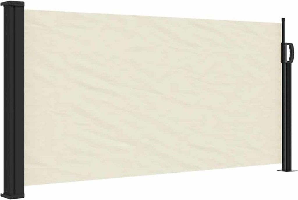 vidaXL Seitenmarkise Ausziehbar Creme 100x300 cm