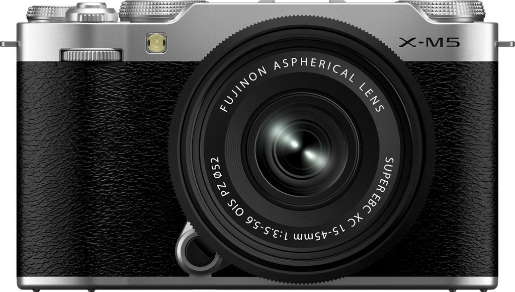 FUJIFILM X-M5 Argento + XC 15-45mm f/3.5-5.6 Immagine del prodotto 
