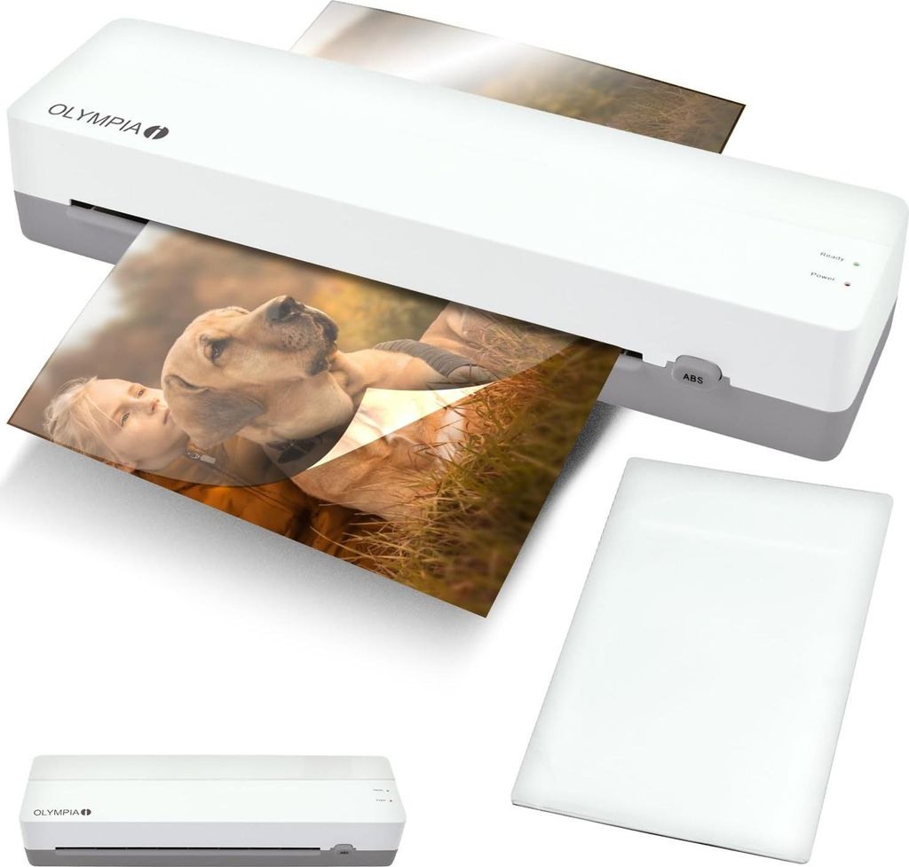Olympia A 130 Laminiergerät DIN A3 Heißlaminieren ABS-Funktion 5 Folien inkl.