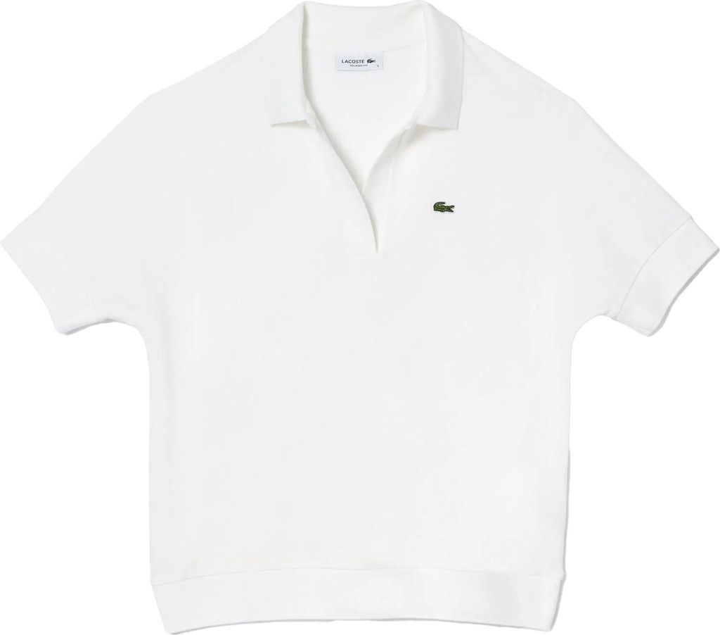 Lacoste - Poloshirt für Damen, lose Passform GT12209 (XS) (Weiß)
