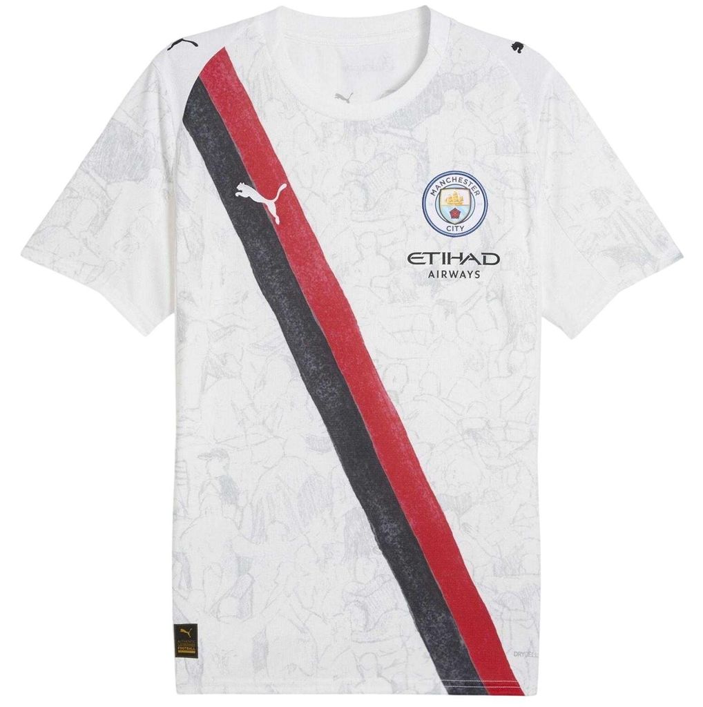 Puma - "Manchester City" Fußballtrikot für Herren GT25021 (XXL) (Weiß)