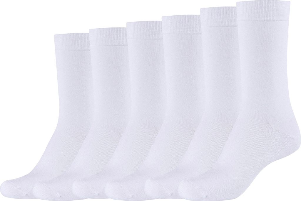 Camano Damen-Socken Silky Feeling" 6 Paar weiß 35 - 38"