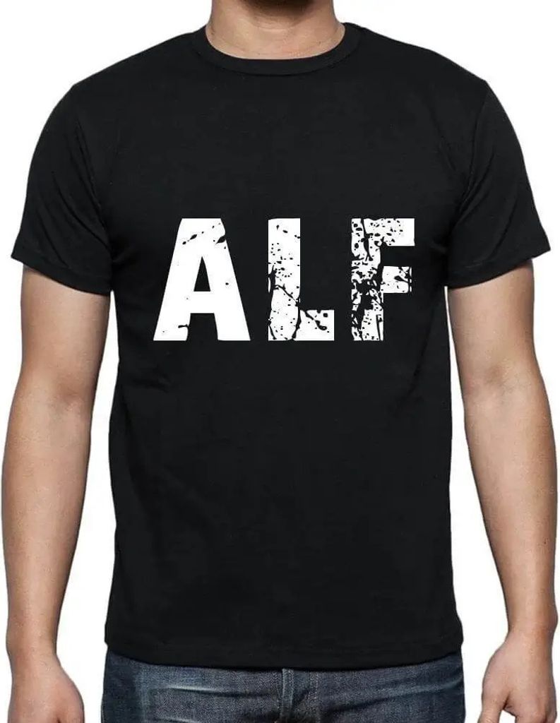 Herren Grafik T-Shirt Alf Öko-Verantwortlich Vintage Jahrgang Kurzarm Lustige Druck Geburtstag Geschenk Mann