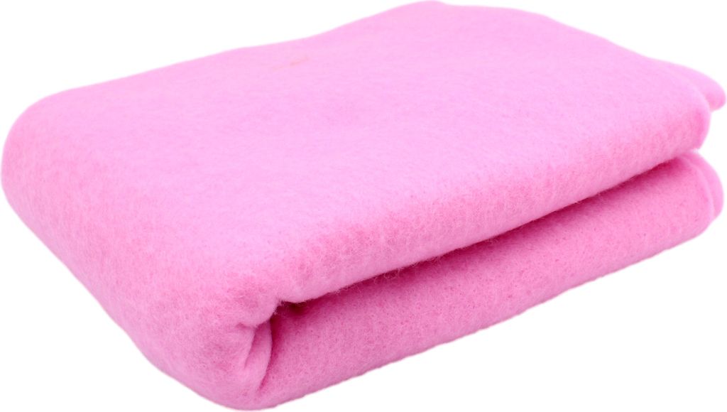 Vorfilz / Nadelfilz aus Wolle - Farbe Hellrosa - 50cm x Produktbild 