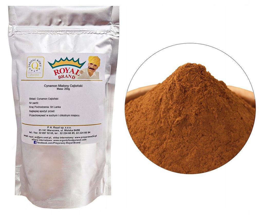 Cannelle de Ceylan moulue 1 kg, douce, authentique, Image du produit 