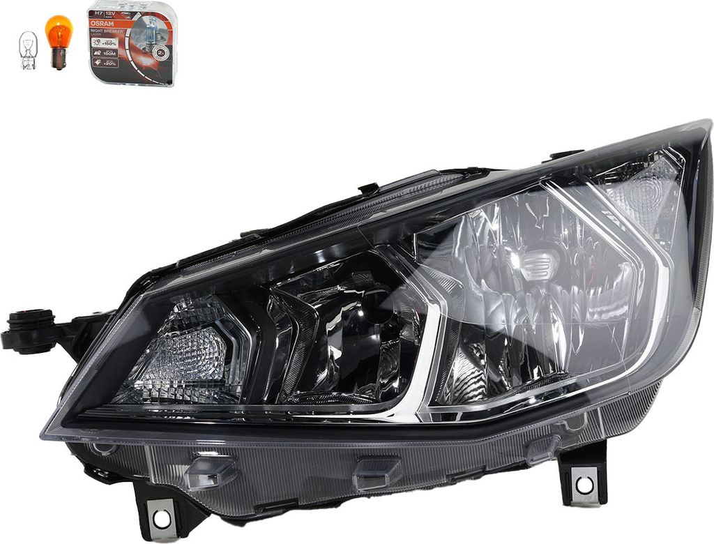 Johns, Scheinwerfer links + Osram Night Breaker Laser + LWR TFL passend für Seat Ibiza 671709 6F1941005A 6F1941005B 6F1941005D 6F1941005