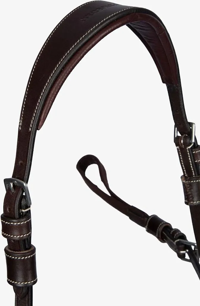Enrênement Collier de Chasse en Cuir Marron Tokyo PS of Sweden Taille Cob - 10