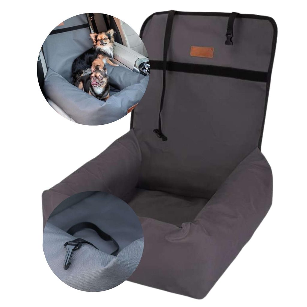 Siège auto et lit 2 en 1 pour petit chien ou chat Dogeste Image du produit 