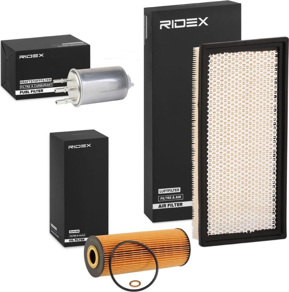 RIDEX Filterset Inspektionspaket Filtersatz für SSANGYONG REXTON W Rexton / Rexton II (GAB)