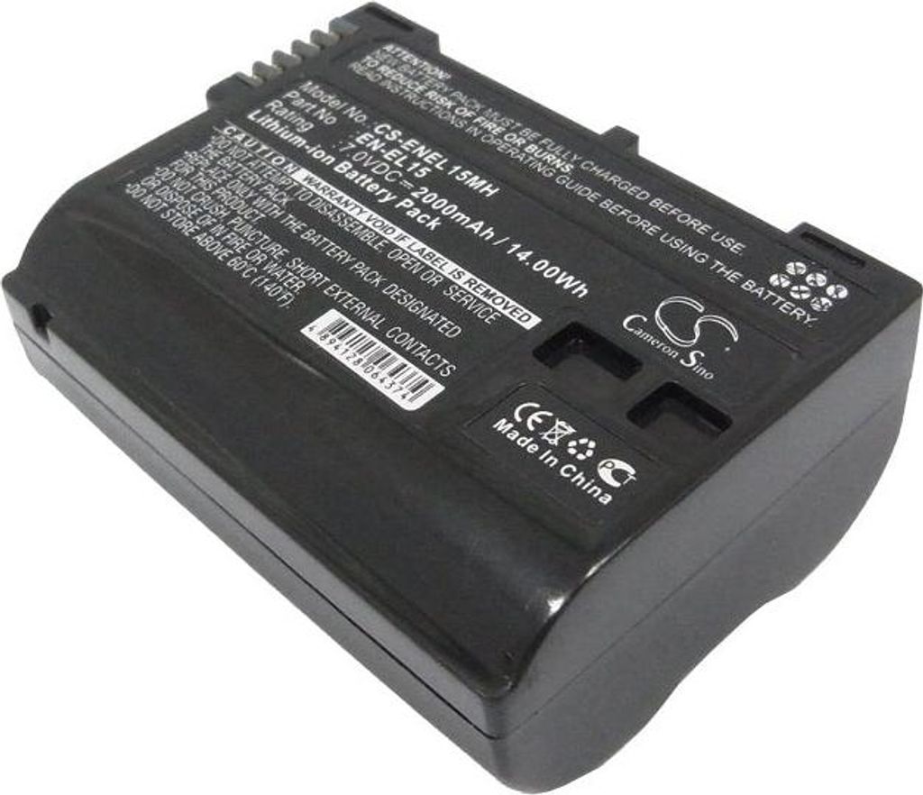 Akku fr Nikon EN-EL15 und EN-EL15A