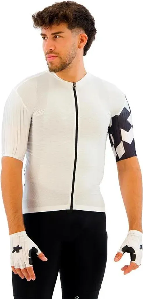 Maillot de Cyclisme Assos Equipe RS S11 XLG Blanc pour Sorties Intensives