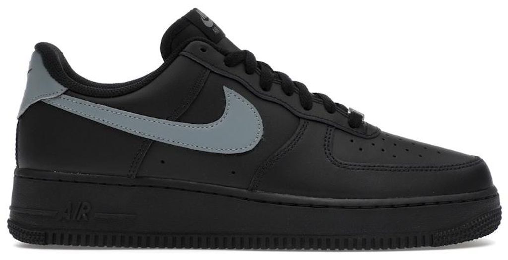 Nike Air Force 1 Low '07, colore nero e grigio chiaro - Immagine del prodotto 