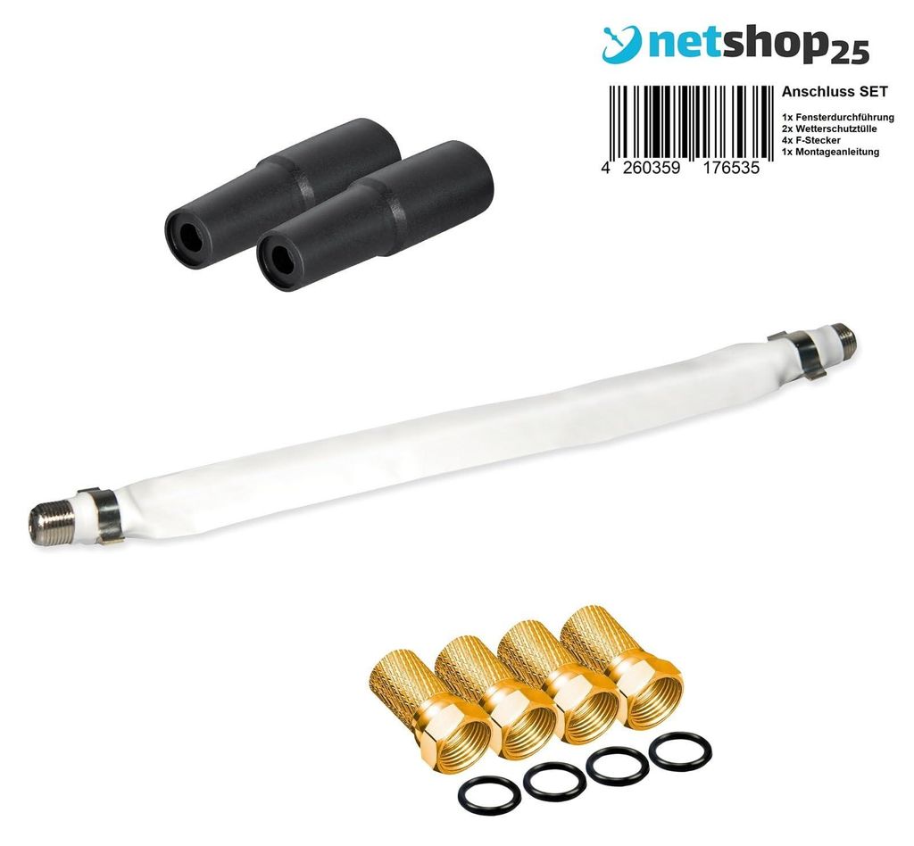 Sat Flachantenne Single LNB HD Sat Anlage für 1 Teilnehmer Produktbild 