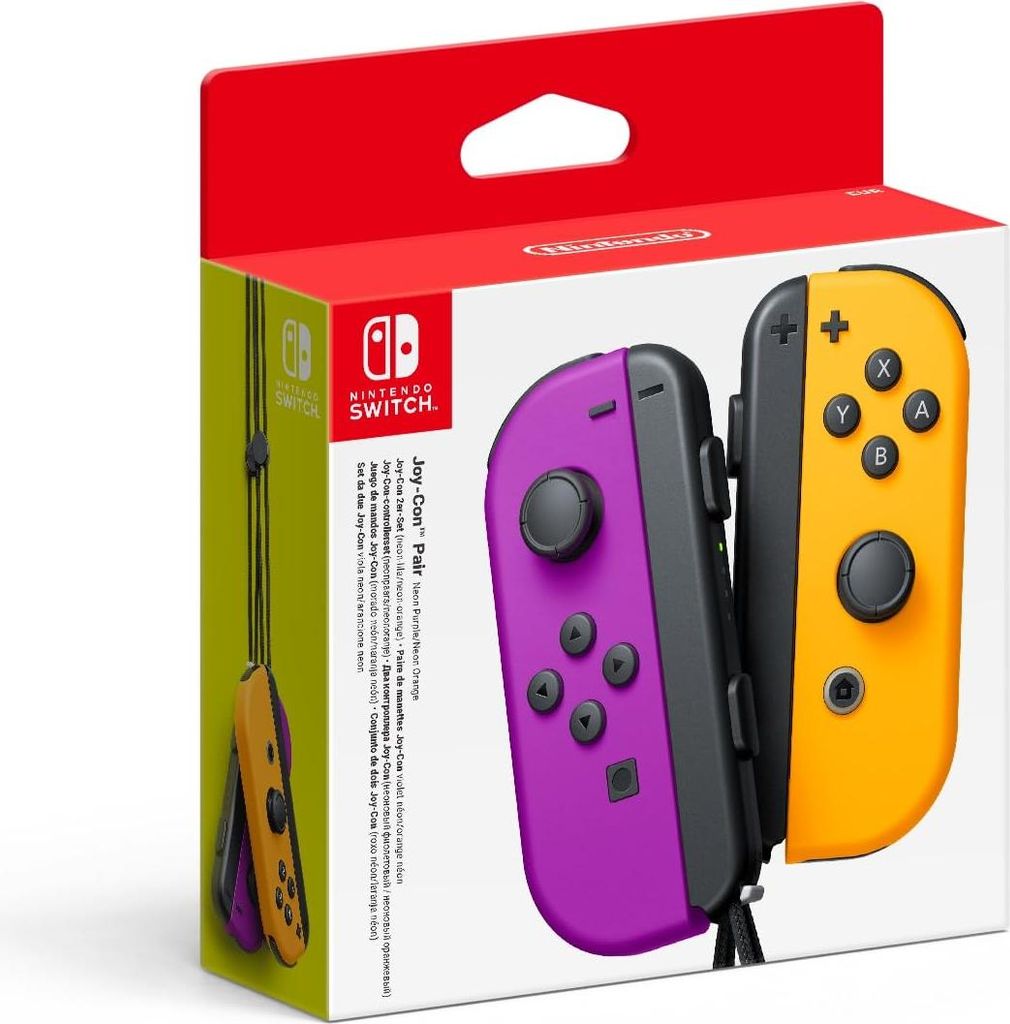 Nintendo Controller Joy-Con 2er Set Neon Lila/Orange Produktbild 