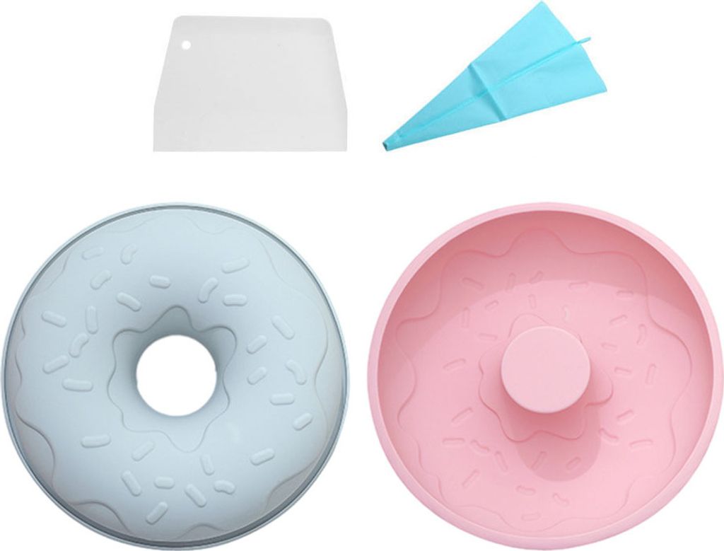 2 Große Kuchen-Backformen In Donut-Form, Lebensmittelechte Produktbild 