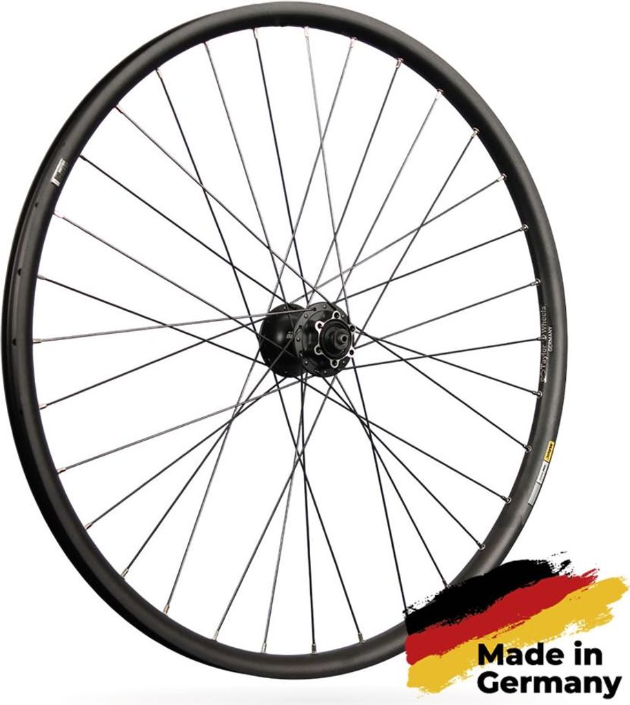 ! 29 Zoll Vorderrad Mavic XM824 Hohlkammer geöst Shimano HB-M525 Deore 6 Loch Disc
