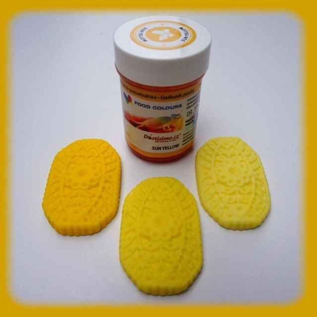 Lebensmittelfarbe in Gel Gelb 35g