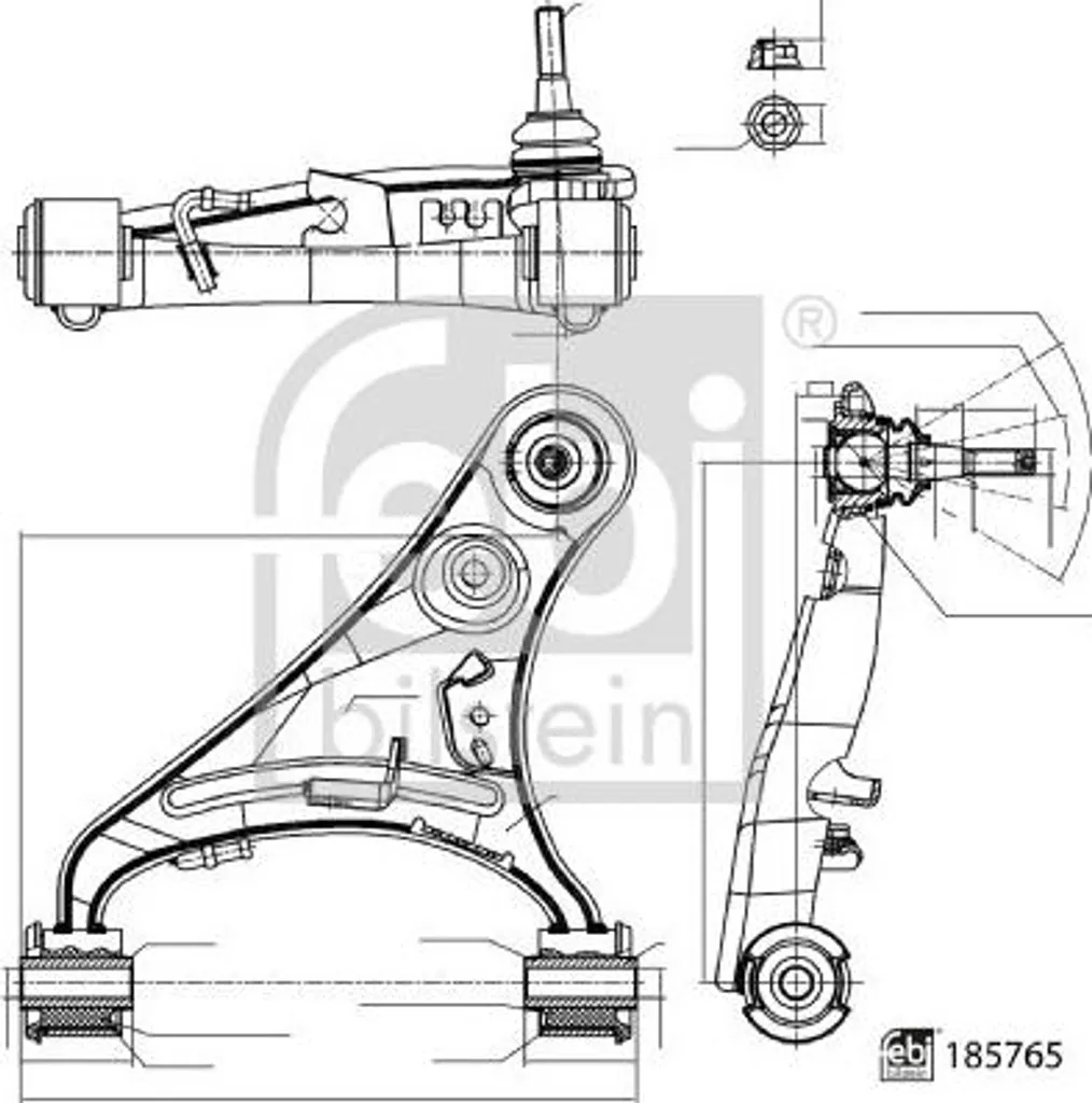 Bras de suspension supérieur renforcé Land Rover Discovery 09-15