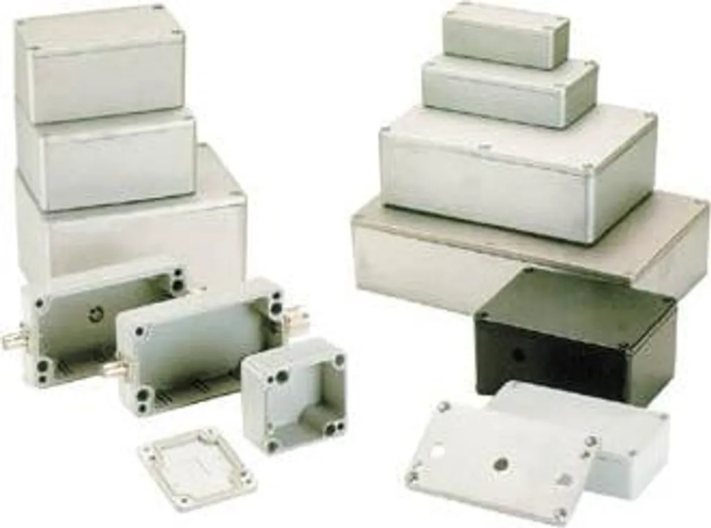 Custodia Industriale Alluminio IP65 115x65x55mm | Alloggiamento PLC e Sensori