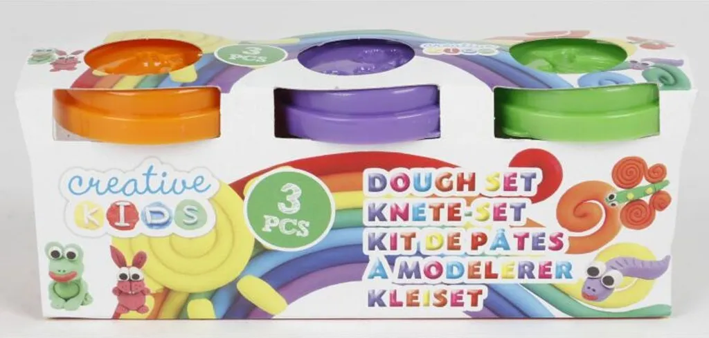 Set de pâte à modeler colorée pour enfants - Grand format 3,96 kg