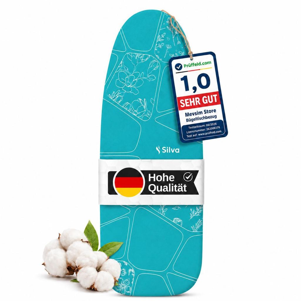 Silva Bügelbrettbezug für Dampfbügelstation | 100% aus Produktbild 