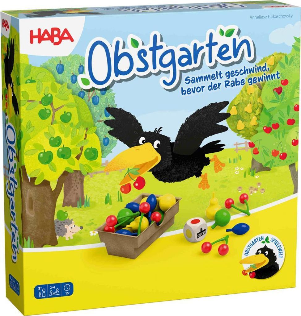 HABA Kinderspiel Würfelspiel Obstgarten Klassik 2013838001 Produktbild 