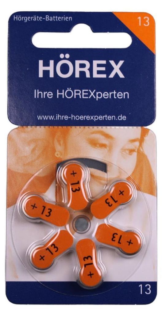Hörex Classic Batterien 13er - 60 Batterien