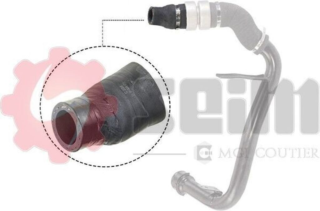 SEIM 981164 Turbo Ladeluftschlauch für FIAT Ducato Kastenwagen (250, 290) Ducato Pritsche / Fahrgestell (250, 290) Ducato Bus (250, 290) für CITR...