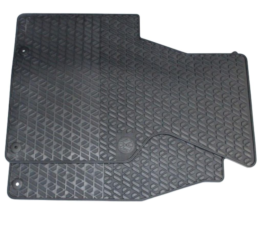 Original VW T4 EuroVan 1991-2003 Gummimatten vorne schwarz Produktbild 