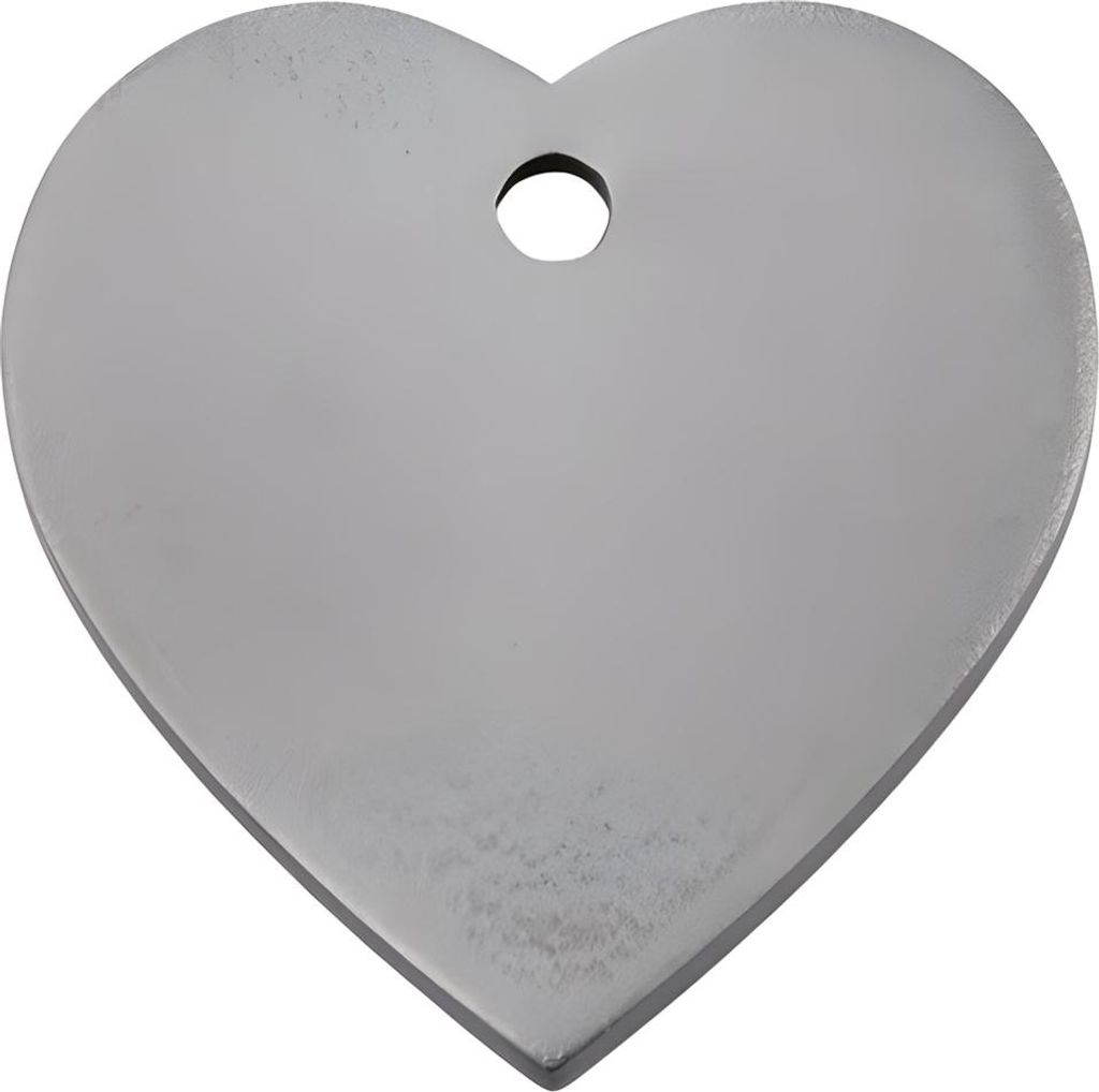 RedDingo Titan Hundemarke mit individueller Gravur Herz, Größe: S