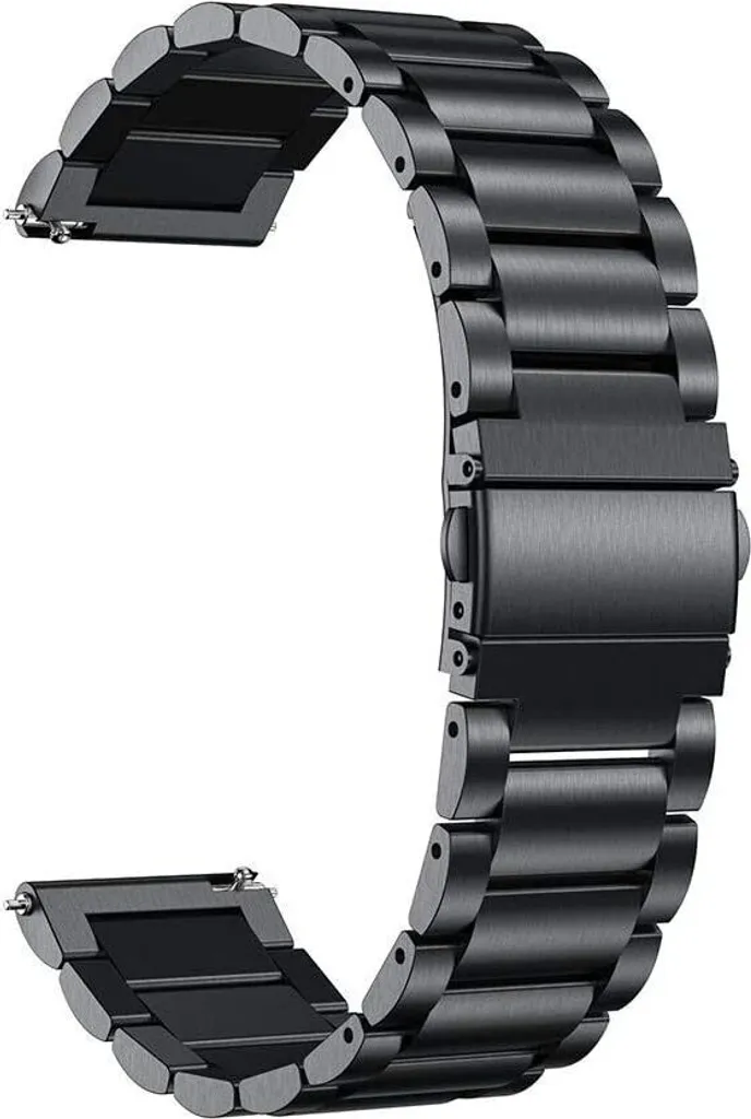 Cinturino Garmin VivoActive 4 in Acciaio Nero: Eleganza e Resistenza